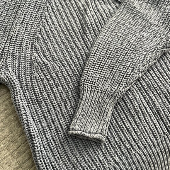 J. Crew Relaxed Rollneck Sweater Blue - EUC - Picture 8 of 12